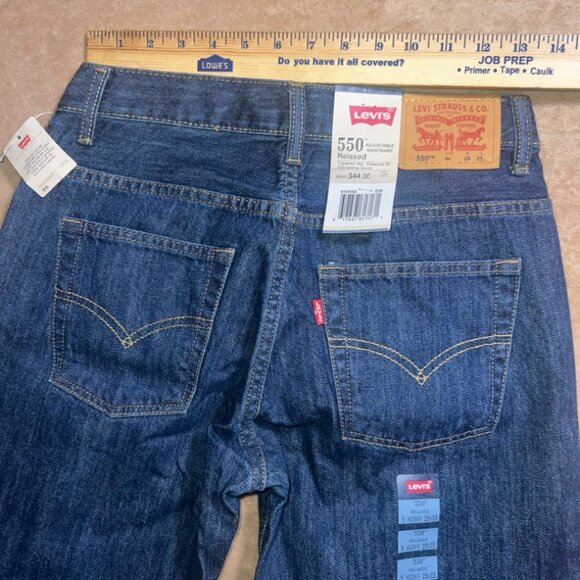 New Levi Strauss 550 Boy 9 Husk 29x25 Adjustable Waistband Relaxed Fit Jeans (Q) - Picture 10 of 10